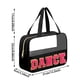 thumbnail image 3 of Bolsa de cosméticos grande y transparente con letras bordadas Organizador de maquillaje Bolsa de aseo de viaje para mujeres, 3 of 7