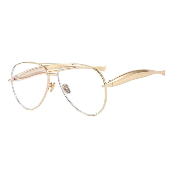 Lentes de Sol Laureles Fashion Oversized Piloto Mujer Dorado (C8)