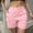 #1Pink, variant on MYAOYI Womens Shorts Cargo Shorts with Pockets, Elastic Waist Casual Summer Shorts