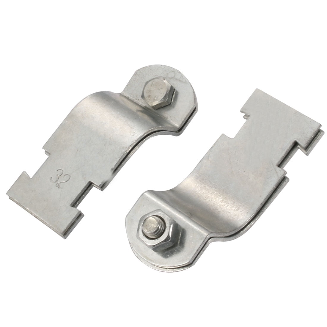 2Pcs Rigid Steel Conduit Strut Mounted Clamp for 32mm Nominal Diameter