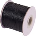 thumbnail image 2 of HLONK 1roll Korean Waxed Polyester Cord Deep Sky Blue 1mm about 85yards roll, 2 of 9
