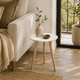 thumbnail image 2 of Mesa Lateral Ana Dib Carpet & Home Chica 32x35 cm Color Blanco para Sala, Recámara y Decoración, 2 of 2