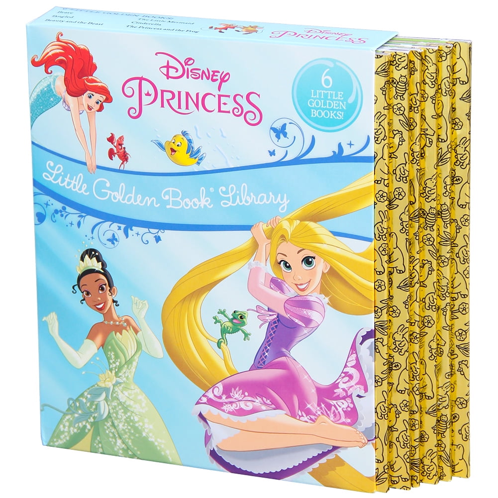Disney Princess Little Golden Book Set w/ Brave, Tangled