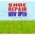 thumbnail image 1 of Shoe Repair Now Open (18" x 24") Yard Sign, Includes Metal Step Stake, 1 of 6