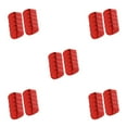 thumbnail image 1 of Thinsony Golf Head Covers PU Portable Protector Travel Athlete Golf for Training Red Large 10 Pcs 5Set, 1 of 6
