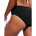 thumbnail image 4 of Bombacha de Bikini CRZ YOGA Cintura Media con Cobertura Completa Negra S, 4 of 5