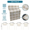 thumbnail image 7 of Hokiten Table Runners 72 Inches Long Dress Scarves, Beige Plaid Farmhouse Kitchen/Dining Table Runner, Coffee Tablerunners, Spring Summer Farmhouse Buffalo Checkered 14x72 Inch, 7 of 7