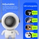 thumbnail image 4 of Ounissouiy Ventilador recargable USB Dispositivo de enfriamiento inalámbrico ajustable Apartamento Blanco Electrodomésticos Blanco Ounissouiy HA062730-01, 4 of 6