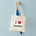 thumbnail image 4 of CafePress - I Love Seaweed Tote Bag - Unisex Canvas Tote Bag, Beige, 1-Piece, 4 of 6