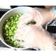 thumbnail image 3 of Guantes desechables de 100 piezas – Guantes de plástico sin látex para preparación de alimentos para cocinar, manipulación de alimentos, cocina, barbacoa, limpieza – Transparente, tamaño grande –, 3 of 5