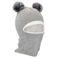 thumbnail image 2 of PULLIMORE Baby Winter Hat, Fleece Lined Girls Boys Infant Winter Hat, Kids Toddler Scarf Earflap Hood Skull Caps (Gray), 2 of 8