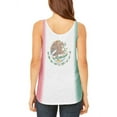 thumbnail image 2 of Cinco De Mayo Mexican Flag Juniors Flowy Side Slit Tank Top Multi MD, 2 of 2