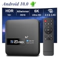 thumbnail image 2 of H20PRO Smart Android TV Box Android 10.0 16GB 2.4 et 5G WIFI 4K lecteur multimédia TV Box Android Play Store très rapide 1080P décodeur, 2 of 5