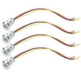 thumbnail image 2 of 4 Ensembles de LED Rondes Pré-Câblées Étanches 2 Couleurs Anode Commune 12mm 3-6V (Rouge et Jaune) shenmo, 2 of 10