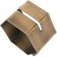 thumbnail image 2 of DII Decorative Geometric Napkin Ring Set, Place Card Holder Brass, 6 Count, 2 of 8