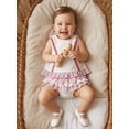 thumbnail image 6 of BemeyourBBs Newborn Baby Girls Baseball Outfit Infant Baby Girl Summer Clothes Cute Ruffle Baseball Embroidery Tank Tops with Ruffle Skirt Shorts Set, 6 of 9