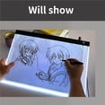 thumbnail image 3 of Matsuzay Escritorio de escritura de Anime, plataforma de visualización translúcida, estación de copia, tablero emisor de luz pinturas No.1, 3 of 6