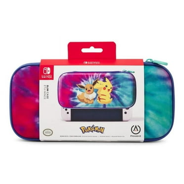 PowerA Slim Case for Nintendo Switch - OLED Model, Nintendo Switch, Nintendo Switch Lite - Tie-Dye Pikachu & Eevee