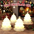 thumbnail image 2 of Giftesty 3x2.36" 3-Dimensional Luminous Christmas Tree Night Light Ornament for Home Decor & Desktop Tabletop Decoration, 2 of 9