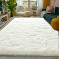 thumbnail image 5 of Shag Area Rug, Soft Fluffy Area Rugs for Living Room Bedroom Decor Carpet, Light Gray, 5 of 6
