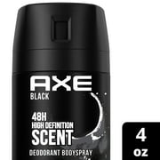 Axe Black Long Lasting Mens Deodorant Stick, Frozen Pear and Cedarwood, 4 oz
