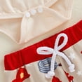 thumbnail image 5 of UngA 3Pcs Newborn Baby Boy Clothes Is It Too Soon To Ask For A Fire Truck Short Sleeve Romper Pants Set Infant Firefighter Spring Summer Outfit (Red,6-12 Months), 5 of 7