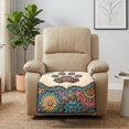 thumbnail image 4 of DISNIMO Boho Mandala Paw Print Recliner Covers Anti-Crumb Sofa Cover Dustproof Armchair Slipcover, 4 of 7