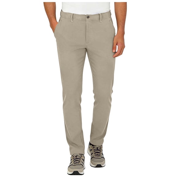 Men's Golf Joggers Pants Slim Fit Stretch Straight Leg Sweatpants Lightweight Comfy Outdoor Running Travel Work Trousers with Pocket