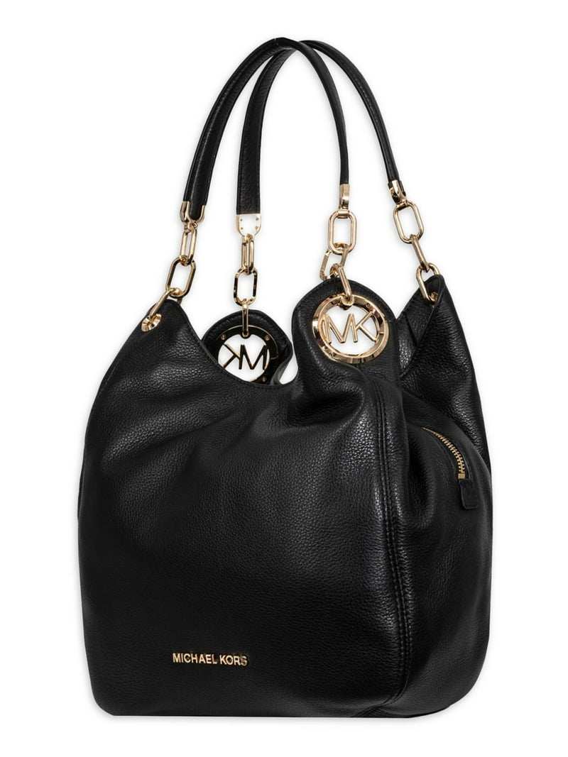 Michael Kors Women's Lillie Large Pebbled Leather Shoulder