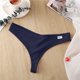 thumbnail image 1 of Tangas de algodón para mujer Sexy en V cintura G-String cómodas a rayas tanga bragas para mujer calzoncillos M-XL mujer Bikini femenino Gao Jiahui unisex, 1 of 2