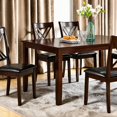 thumbnail image 3 of Cosmic Homes 7 Pc Dining Table Set for 6, Espresso (Set of 7), 3 of 7