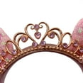 thumbnail image 5 of Fashion Pink Sequin Minnie Headband Tiara Princess Crown Cute Ears Hair Bands New, 5 of 11