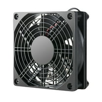 FONDOTIN Black Computer Case Fan USB Cooling Fan Quiet Operation for Heat Exhaust