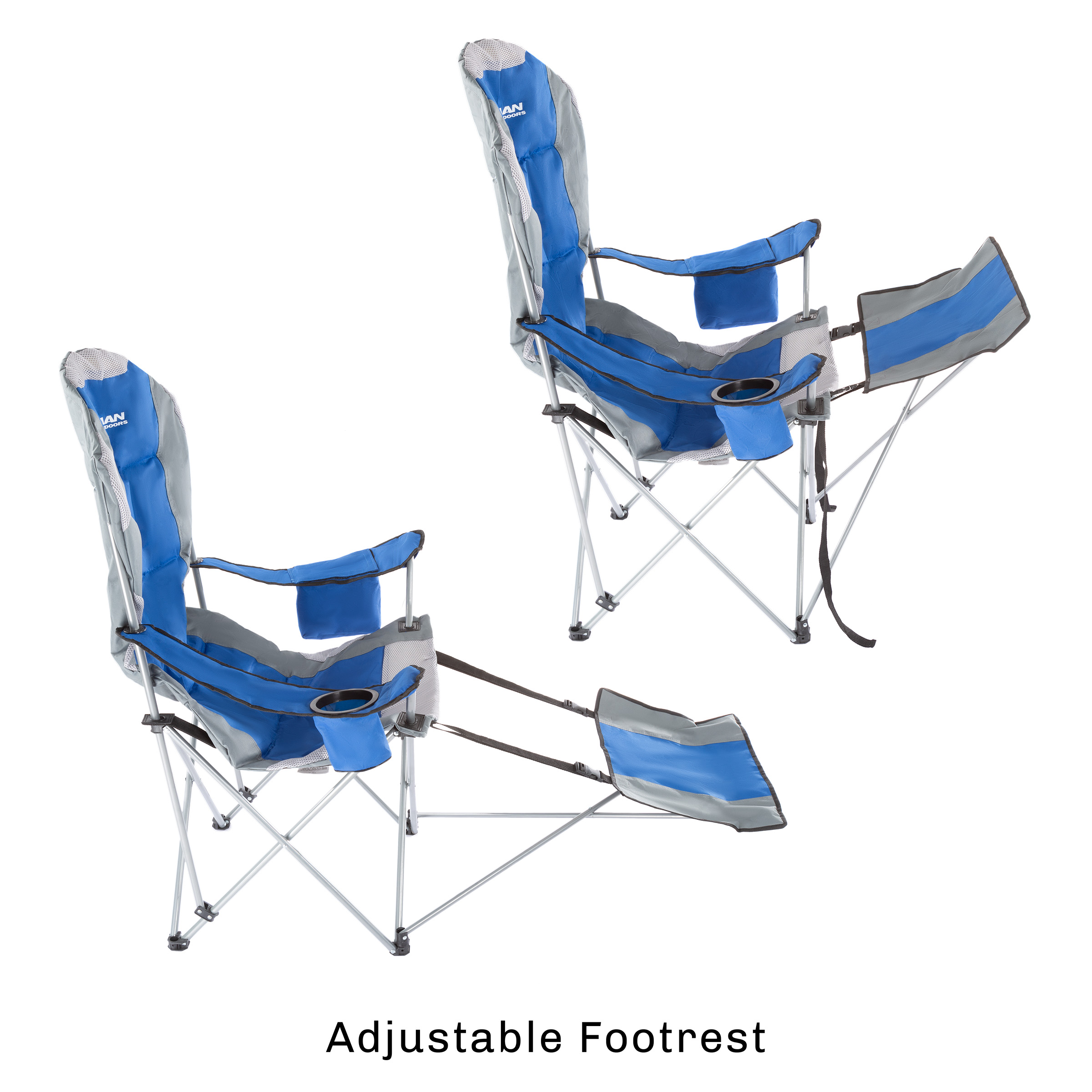 folding chair with footrest walmart