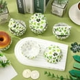 thumbnail image 4 of Whaline 300 Pcs St. Patrick's Day Shamrock Cupcake Liner Paper Baking Cups Green Leaf Clover Watercolor Muffin Liner Cake Storage Container for Holiday Party Supplies, 2 x 1.2 Inch, 4 of 4