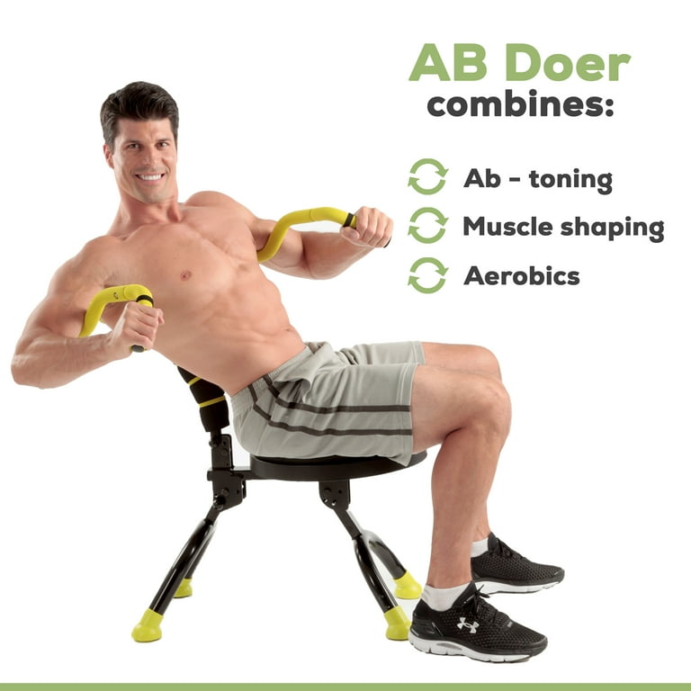 AB Doer 360 Fitness System with Resistance Band Training Set Provides an Abdominal and Total Body Workout with Aerobics to Burn Calories and Work Muscles Simultaneously. Walmart