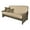 Cream, variant on Coil Hinged Full-size Futon Mattress in Black-Frame Not Included