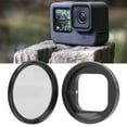 thumbnail image 4 of Adaptador De Filtro UV, Marco De aleación De Aluminio Vidrio óptico Kit De Filtro De Cámara De Acción De 52 Mm Instalación Rápida Ajuste Perfecto Para 10 Negro Para, 4 of 7