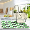 thumbnail image 6 of Iauyy Dish Drying Mat for Kitchen Counter, Super Absorbent & Hanging 16x18 / 18x24 Inch (S/M) Symmetrical Pattern Repetition, 6 of 8