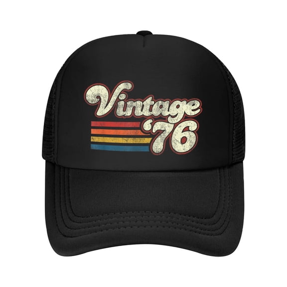 Vintage 1976 Birthday Baseball Cap