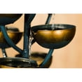 thumbnail image 2 of Hi-Line Gift Ltd 79530-A Multi Level Zinc Metal Stacked Cups Fountain, 2 of 2