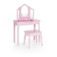 thumbnail image 4 of Coiffeuse classique Guidecraft avec tabouret en rose, 4 of 6