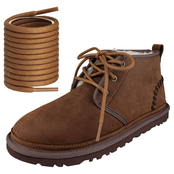 Round Shoe Laces for UGG Neumel Boot,Shoelaces Replacement Laces for UGG(Color:Brown,Size:39Inch)
