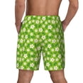 thumbnail image 4 of Uemuo Daisies Flowers Pattern Mens Swim Trunks Quick Dry Board Shorts with Mesh Lining, Stretch Beach Shorts Quick Dry No-Chafing Board Shorts-Medium, 4 of 9