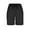 Black, variant on WDDDD Women‘s Bermuda Shorts with Pockets 7" High Waisted Stretch Black XL