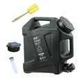 thumbnail image 3 of Contenedor de agua con grifo y asa, grande, con tapa de repuesto, cubo de agua Negro, 3 of 9