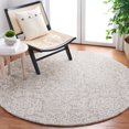 thumbnail image 2 of SAFAVIEH Metro Aideen Distressed Area Rug, Beige/Ivory, 6' x 6' Round, 2 of 8