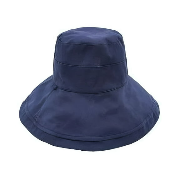 TELOLY Wide Brim Cotton Summer Hat,Women'S Packable Reversible Floral Bucket Hat Sun Protection Beach Cap Floppy Sun Hats Beach Hats for Women Packable