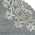 thumbnail image 5 of SAFAVIEH Bella Marcella Medallion Geometric Wool Area Rug, Blue, 5' x 5' Round, 5 of 7