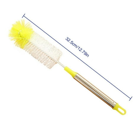 

Final Clearance! Long Bottle Cleaning Brush for Washing Beer Wine Brewing Bottles Decanter Thermos Carafe Water Bottle Brush Washer